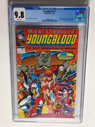 Youngblood #1 (1992) Premiere Issue, 1st app. Shaft, 1st app. Chapel, 1st app. Badrock, 1st app. Vogue, 1st app. Link, 1st app. Diehard