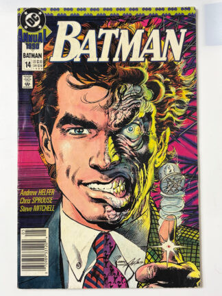 Batman Annual #14 (1990) Origin of Two-Face (Harvey Dent) retold