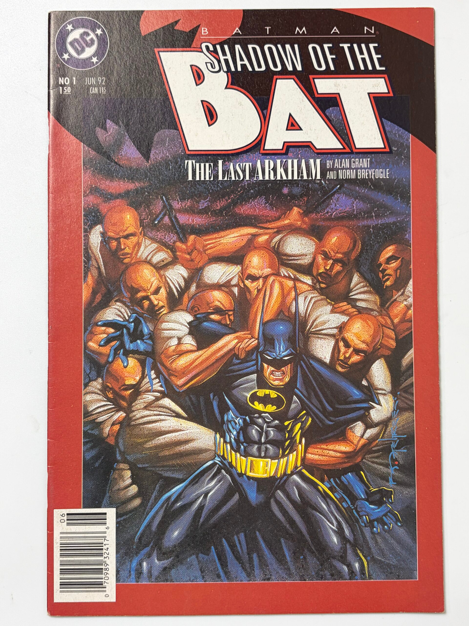 Batman: Shadow of the Bat #1 (1992) 1st cameo app. Victor Zsasz, 1st app. Jeremiah Arkham