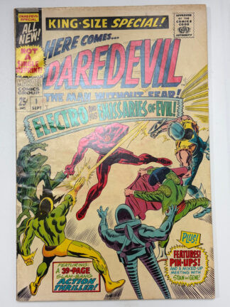 Daredevil Annual #1 (1967) 1st team app. of Emissaries of Evil