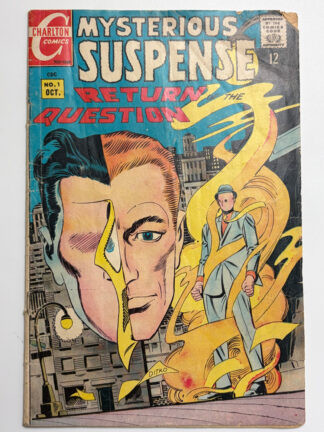 Mysterious Suspense #1 (1968) 1st solo app. of The Question