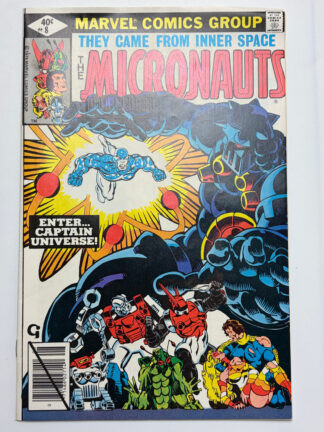 Micronauts #8 (1979) 1st app. Captain Universe