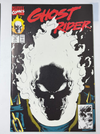 Ghost Rider #15 (1991) 1st Glow-in-the-Dark comic cover