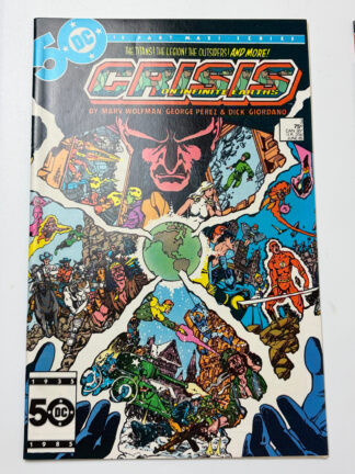 Crisis On Infinite Earths #3 (1985) 2nd cameo app. Anti-Monitor