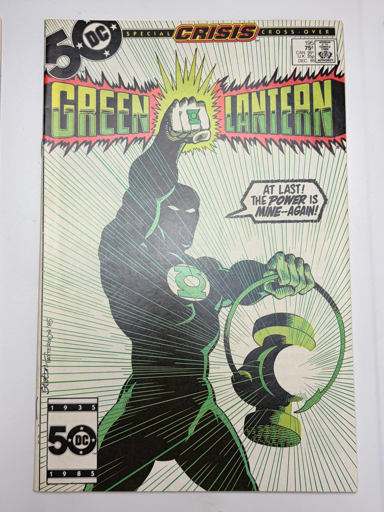 Green Lantern #195 (1985) Reintroduction of Guy Gardner as Green Lantern