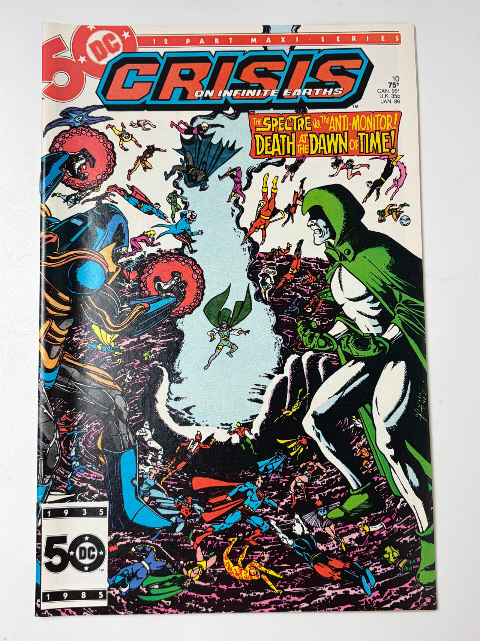 Crisis On Infinite Earths #10 (1986) Death of Starman (Prince Gavyn)