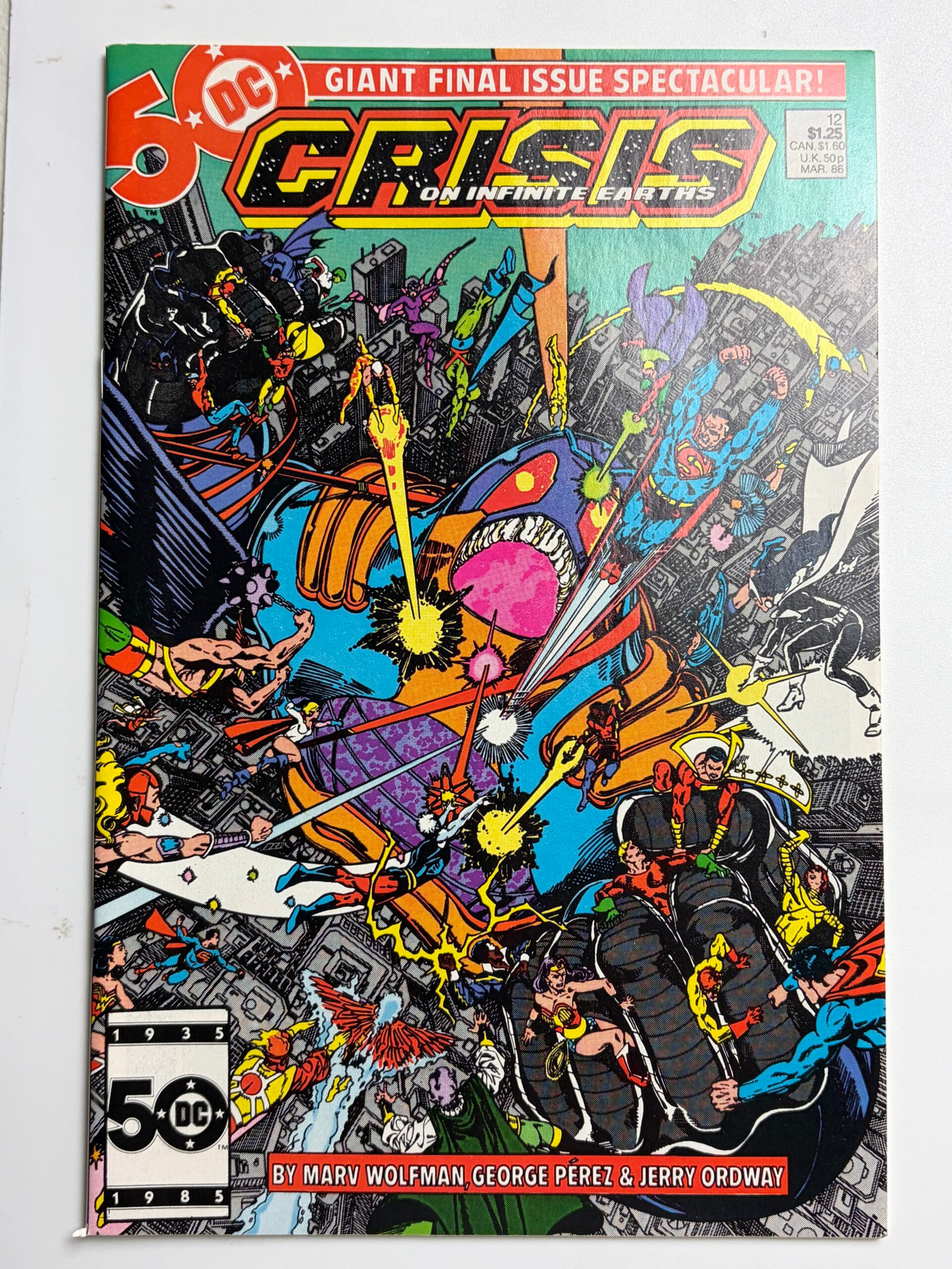 Crisis On Infinite Earths #12 (1986) 1st app. The Flash (Wally West)
