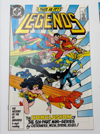 Legends #6 (1987) 1st team app. The Justice League International