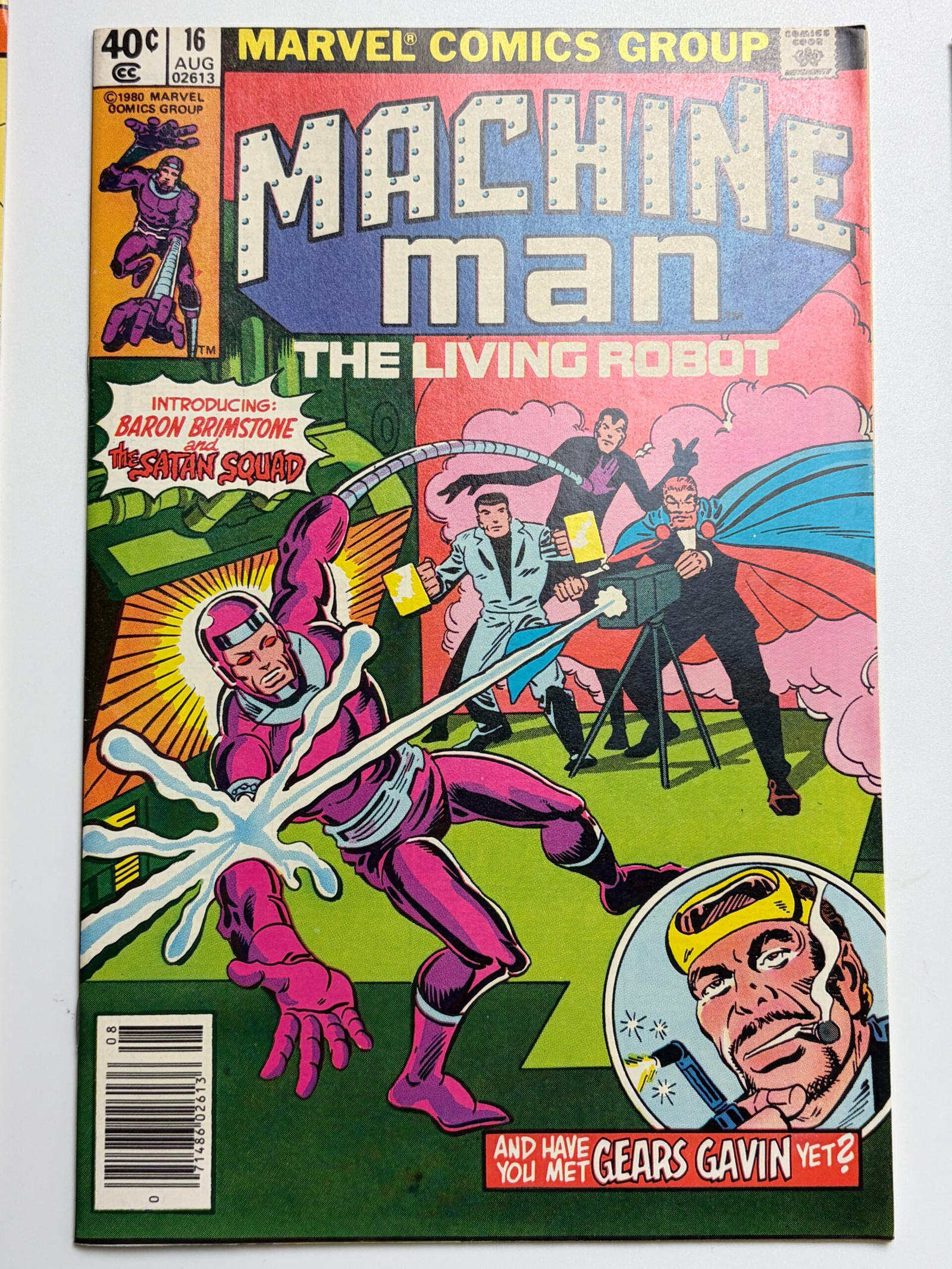 Machine Man #16 (1980) 1st app. of Baron Brimstone