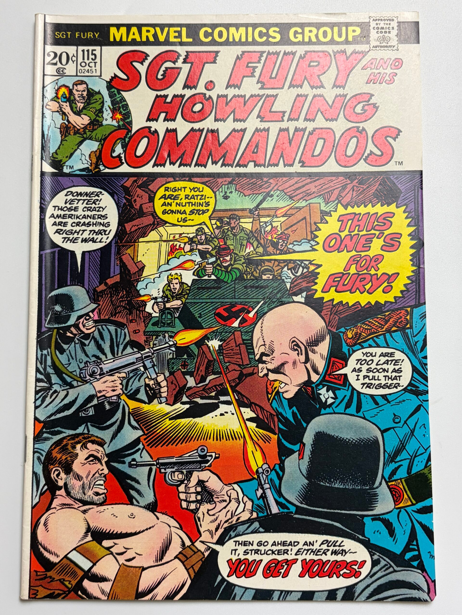 Sgt. Fury and His Howling Commandos #115 (1973)
