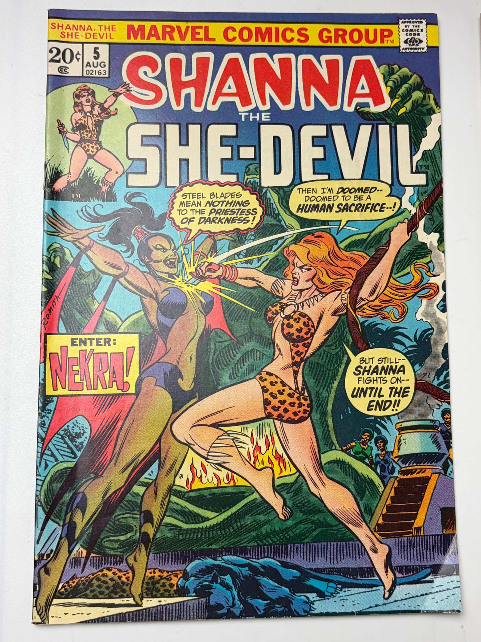 Shanna, The She-Devil #5 (1973) 1st app. Nekra