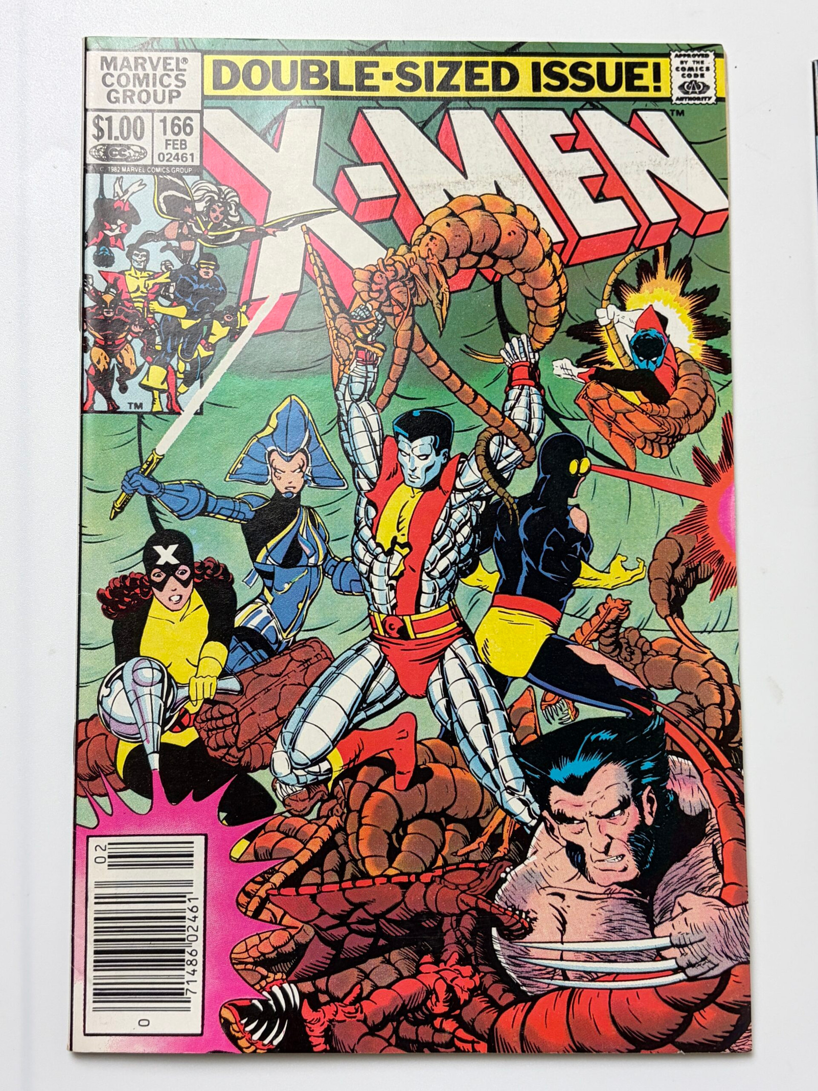 Uncanny X-Men #166 (1983) 1st app. Lockheed (Unnamed), Death of the Brood Queen