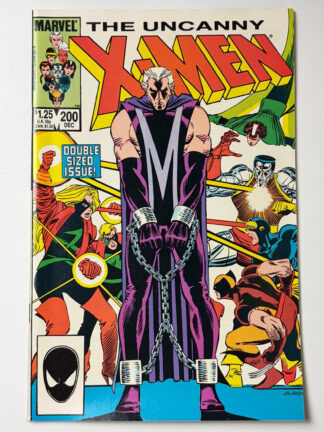 Uncanny X-Men #200 (1985) Magneto becomes headmaster of Xavier’s Academy, 1st team app. Fenris