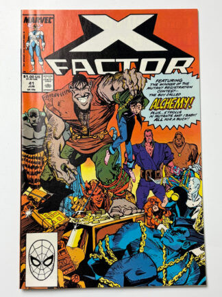 X-Factor #41 (1989) 1st app. Alchemy