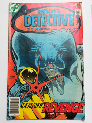 Detective Comics #474 (1977) 3rd app. Deadshot (Floyd Lawton), Debut of Deadshot's modern costume