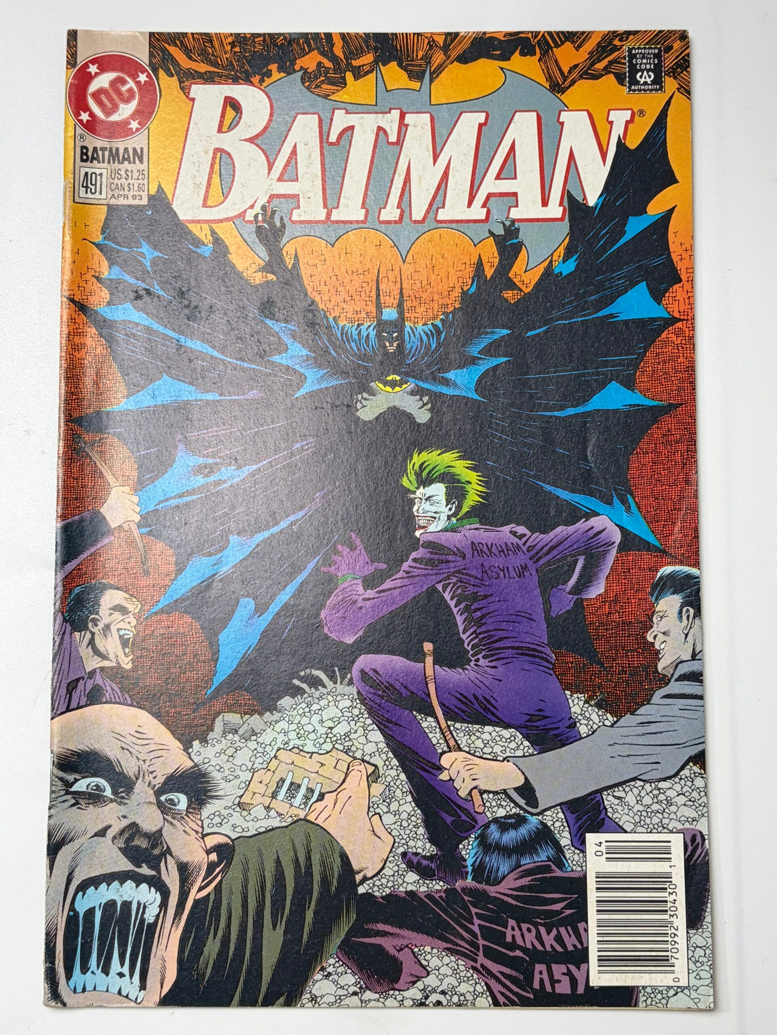 Batman #491 (1993) Joker cover