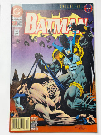 Batman #500 (1993) Debut of Batman's (Jean-Paul Valley) Knightfall armor, Batman defeats Bane
