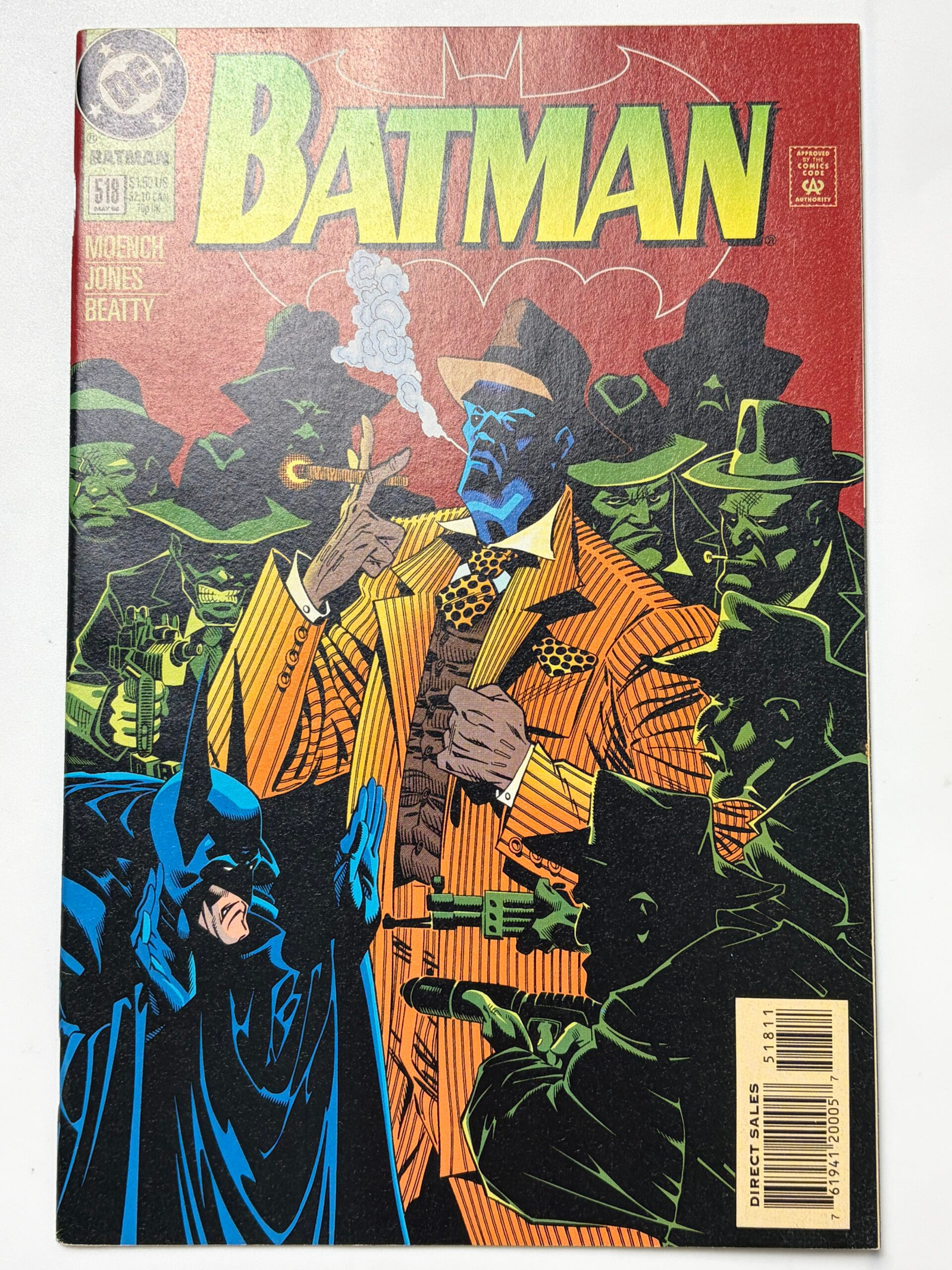 Batman #518 (1995) 1st app. Black Spider (Johnny LaMonica)
