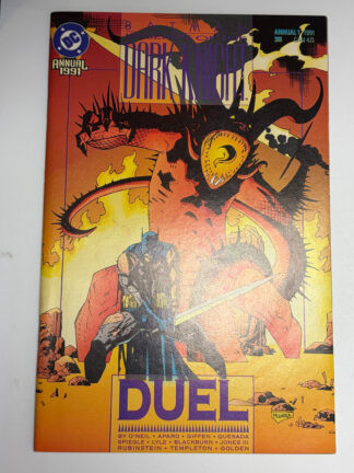 Batman: Legends of The Dark Knight Annual #1 (1991) 1st published interior art by Joe Quesada at DC Comics