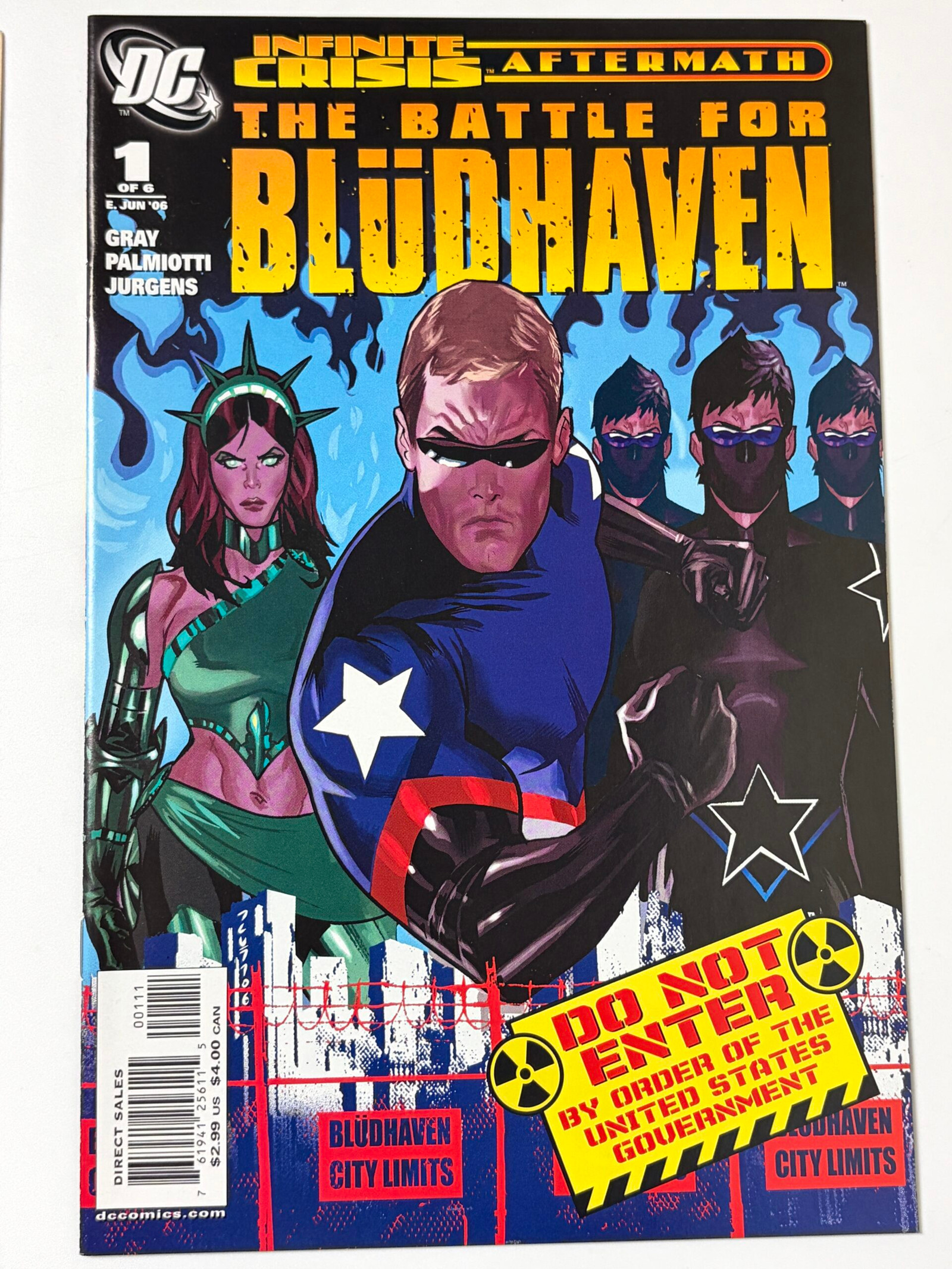Crisis Aftermath: The Battle For Bludhaven #1 (2006) 1st app. Firebrand (Andre Twist), 1st cameo app. Andrew Franklin