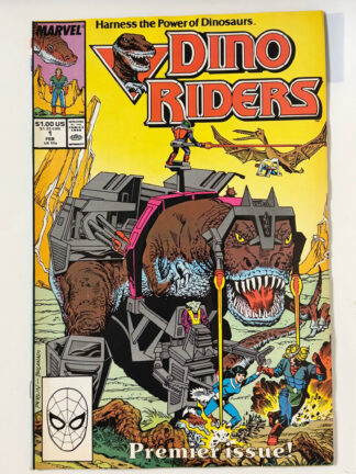 Dino Riders #1 (1989) in 9.4 Near Mint