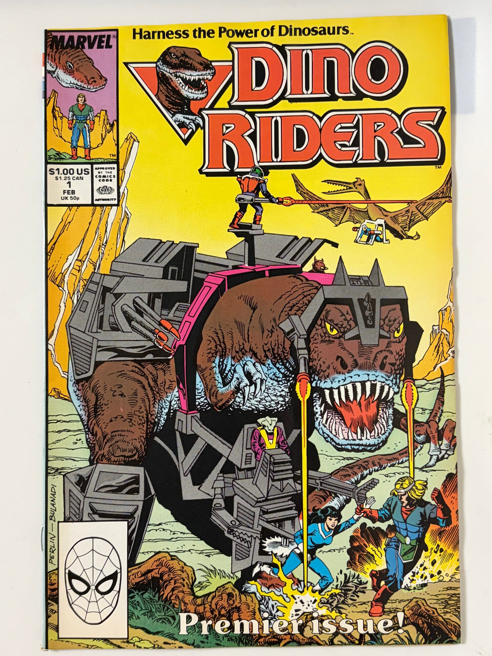 Dino Riders #1 (1989) in 9.4 Near Mint