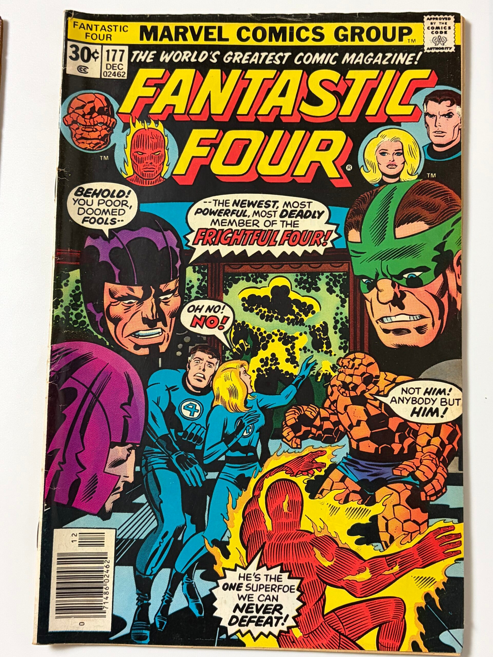Fantastic Four #177 (1976) 1st app. Texas Twister, 1st app. Captain Ultra in 6.0 Fine