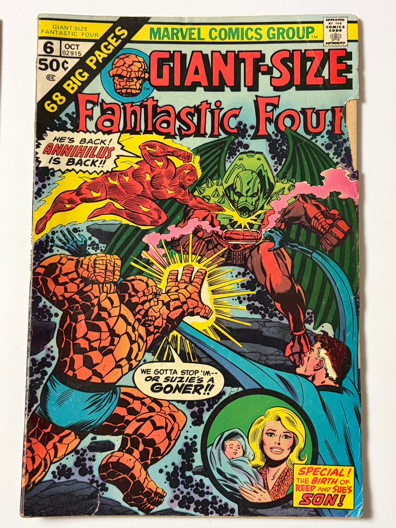 Giant-Size Fantastic Four #6 (1975) in 3.5 Very Good-