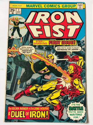 Iron Fist #1 (1975) Premiere Issue in 6.0 Fine