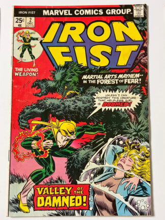 Iron Fist #2 (1975) Origin of Iron Fist in 6.0 Fine