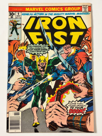 Iron Fist #9 (1976) in 6.5 Fine+