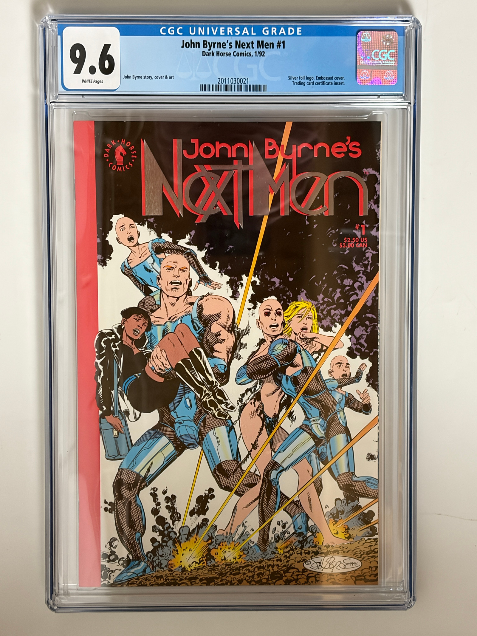 John Byrne's Next Men #1 (1992) in CGC 9.6 Near Mint+