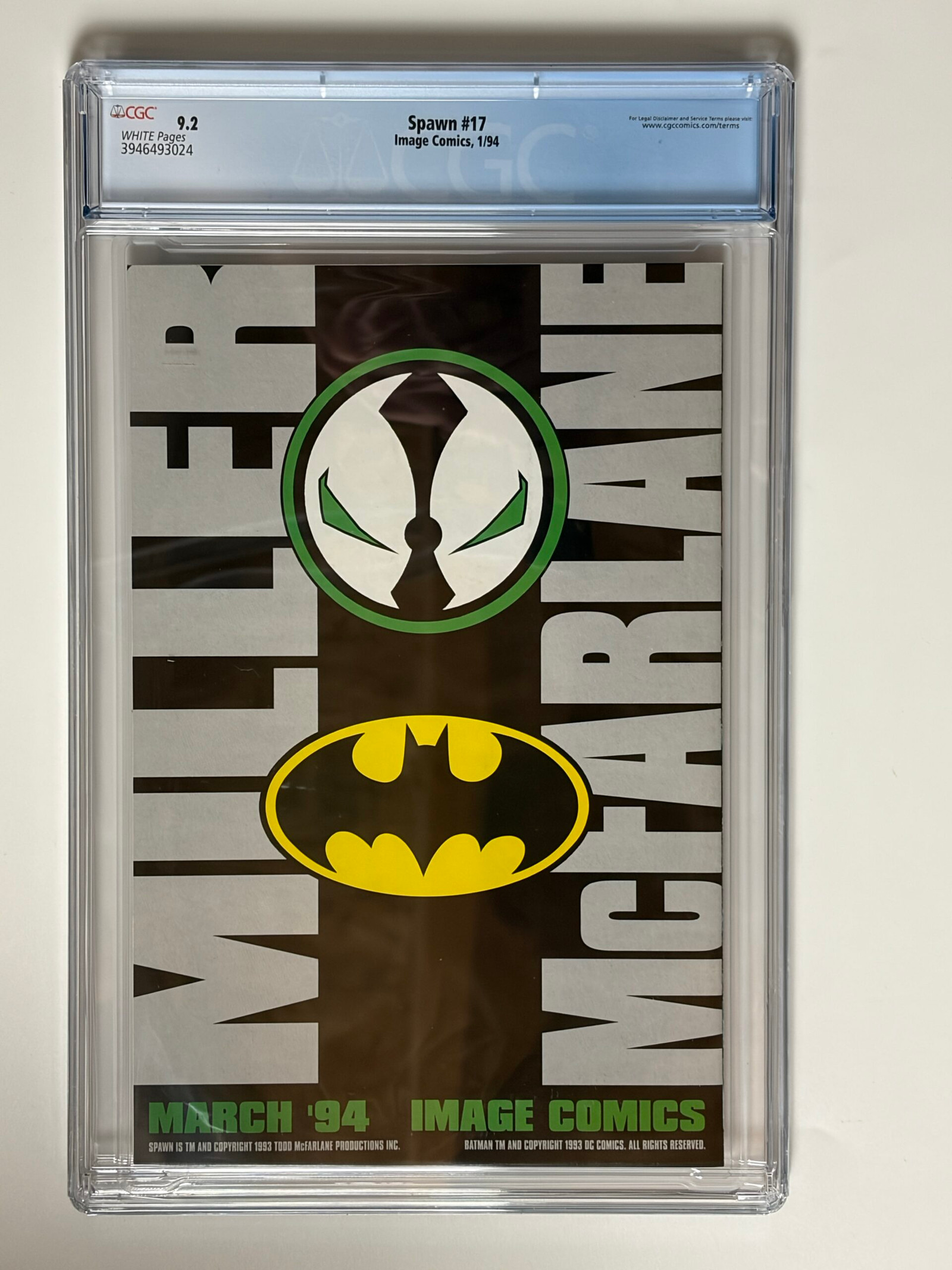 Spawn #17 (1994) 1st full app. Anti-Spawn (Jason Wynn) in CGC 9.2 Near Mint- - Image 2