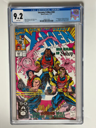 The Uncanny X-Men #282 (1991) 1st cover & 1st cameo app. Bishop in CGC 9.2 Near Mint-