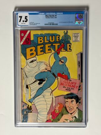 Blue Beetle #1 (1964) in CGC 7.5 Very Fine- (White pages)