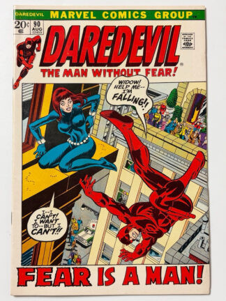Daredevil #90 (1972) Origin of Black Widow in 9.4 Near Mint