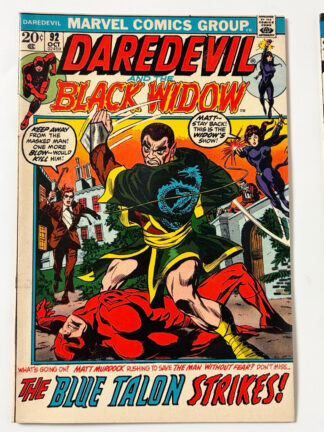 Daredevil #92 (1972) 1st app. Damon Dran in 9.0 Very Fine/Near Mint