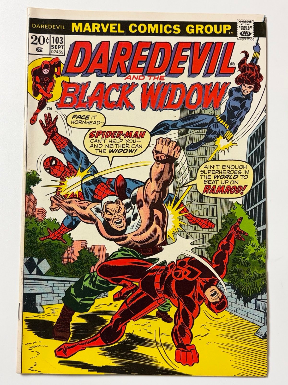 Daredevil #103 (1973) Origin & 1st app. Ramrod in 9.2 Near Mint-