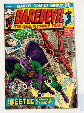 Daredevil #108 (1974) 1st app. Candace Nelson, 1st app. Black Spectre in 8.5 Very Fine+
