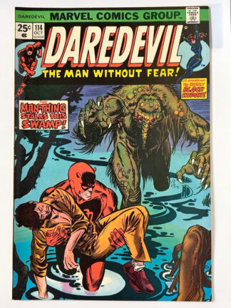 Daredevil #114 (1974) 1st full app. Death-Stalker in 7.5 Very Fine-