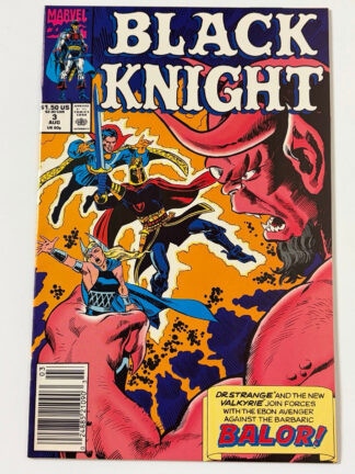 Black Knight #3 (1990) 1st app. Valkyrie (Victoria Bentley) in 9.4 Near Mint