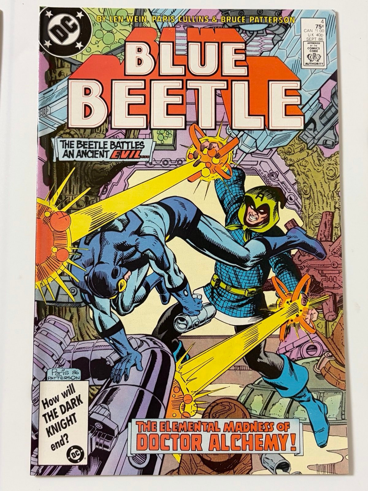 Blue Beetle #4 (1986) in 9.2 Near Mint-