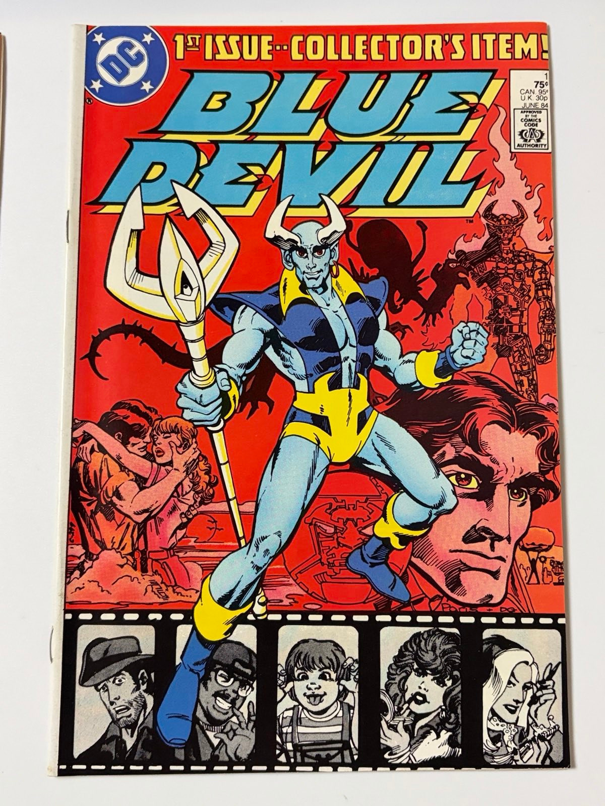 Blue Devil #1 (1984) Origin & 1st solo series of Blue Devil in 9.4 Near Mint