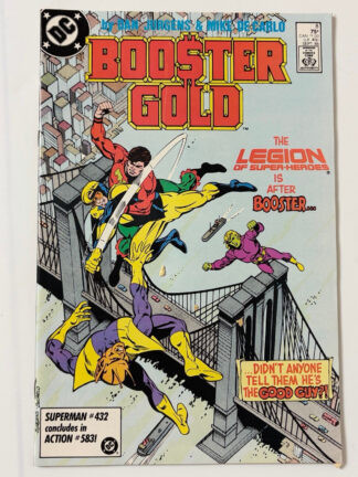 Booster Gold #8 (1986) 1st app. Chiller in 9.4 Near Mint