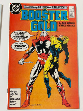 Booster Gold #9 (1986) 1st cover app. Chiller, 1st app. Doctor Shocker in 9.2 Near Mint-