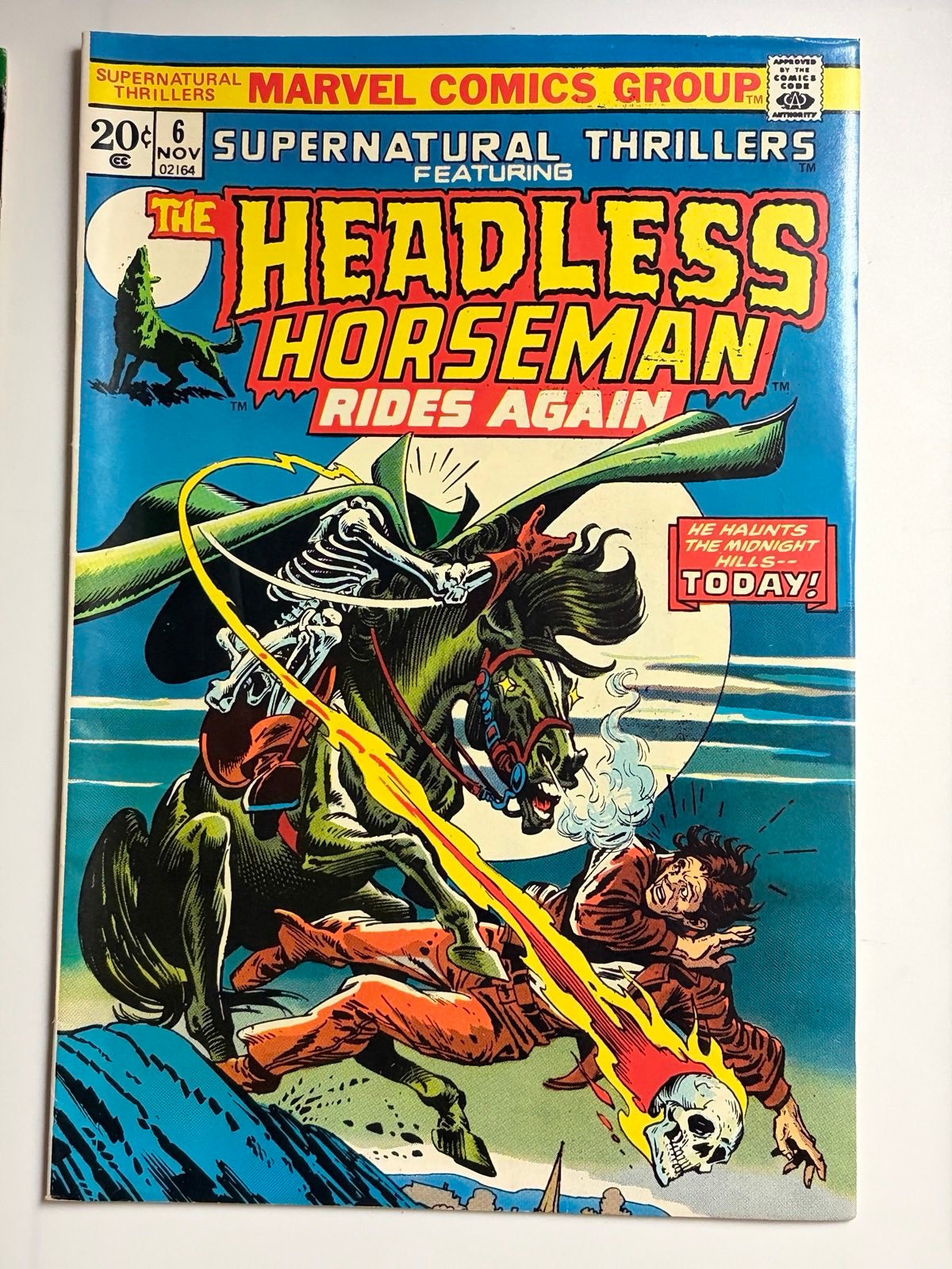 Supernatural Thrillers #6 (1973) in 7.0 Fine/Very Fine