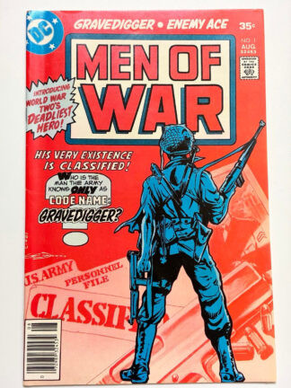 Men of War #1 (1977) 1st app. of Ulysses Hazard, codename Gravedigger in 7.5 Very Fine-