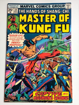 Master of Kung Fu #34 (1975) in 8.5 Very Fine+