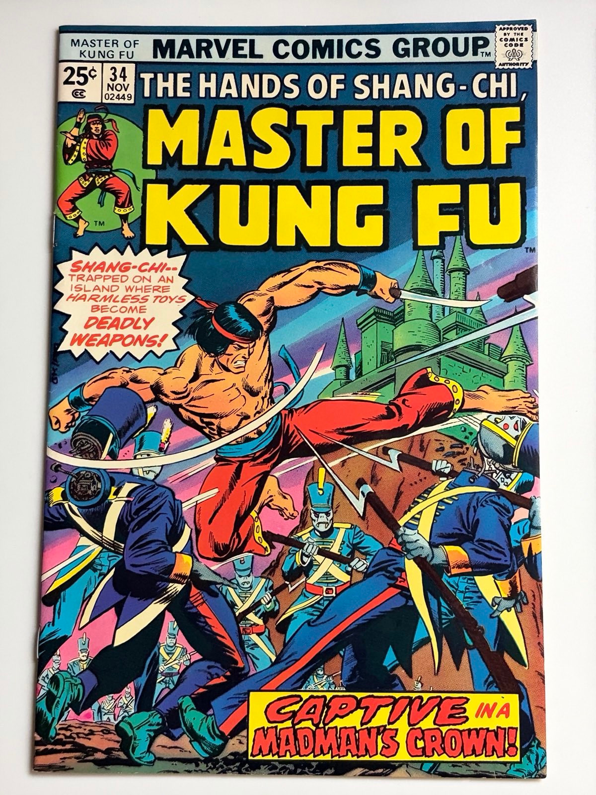 Master of Kung Fu #34 (1975) in 8.5 Very Fine+