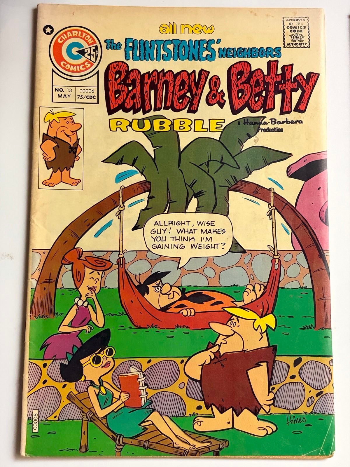 Barney & Betty Rubble #13 (1975) in 4.0 Very Good